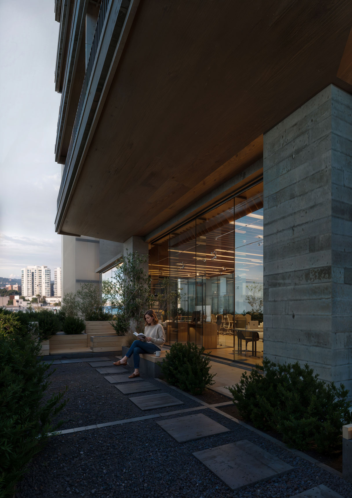Estancia con TV, Torre Aqua